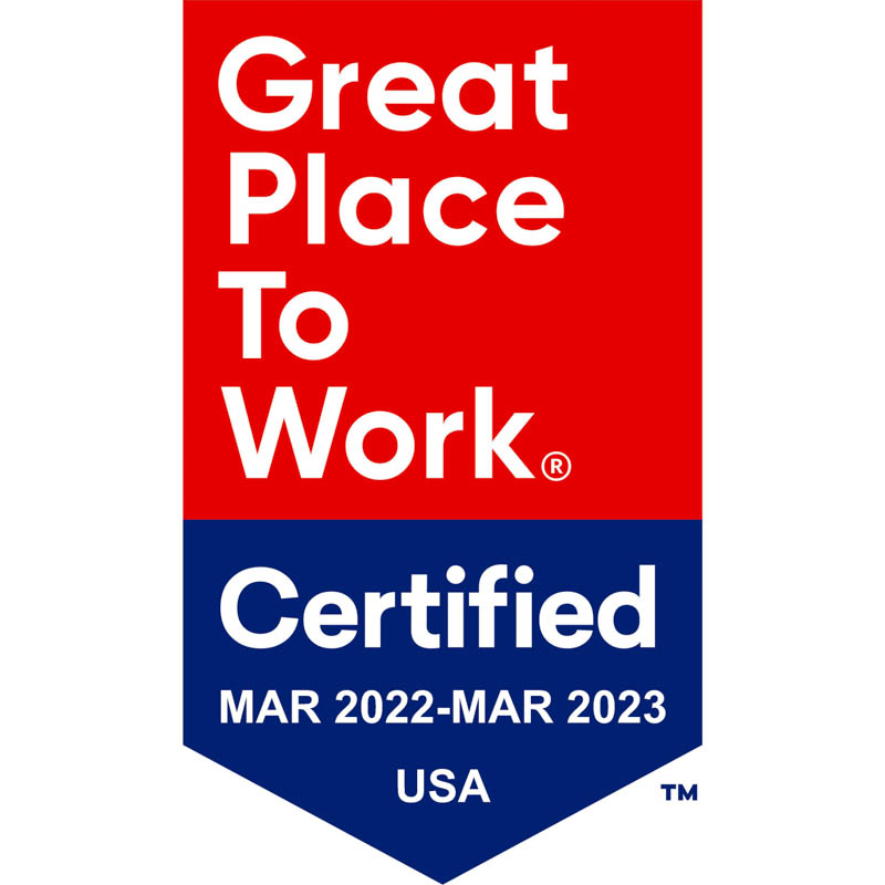 Our Great Place to Work Certification Badge